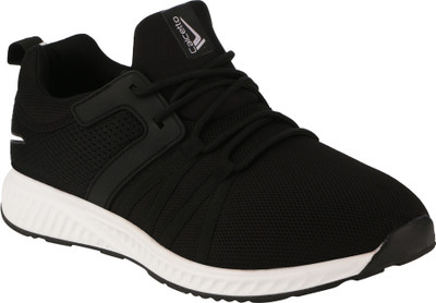 CALCETTO Highly Comfortable Running Shoe for men with premium sole Running Shoes For Men(White, Black)