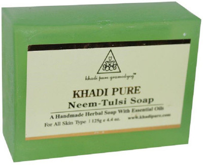 Khadi Pure Herbal Neem Tulsi Soap - 125g(125 g)