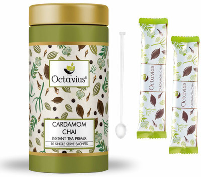 

Octavius Cardamom Chai Instant Tea(10 Bags, Tin)