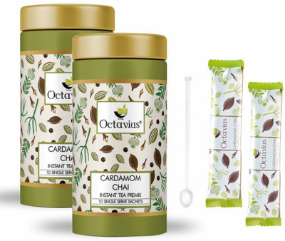 

Octavius Cardamom Chai ( Pack of 2 ) Instant Tea(20, Tin)