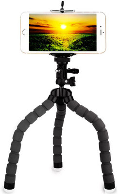 

BUY SURETY Flexible Mobile Stand, Selfie Stick, Camera Stand With 360 Degree Detachable Ball Head And Universal Mobile Holder Mount For Smartphones, Camcorder, Camera,DSLR Tripod(Multicolor, Supports Up to 1000)