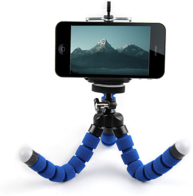 

Blue Birds Flexible Sponge Tripod(Multicolor, Supports Up to 1000 g)