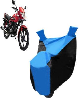 Auto Age Two Wheeler Cover for Honda(Dream Yuga, Blue)