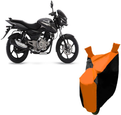 Autocraft Two Wheeler Cover for Bajaj(Pulsar 150, Orange)