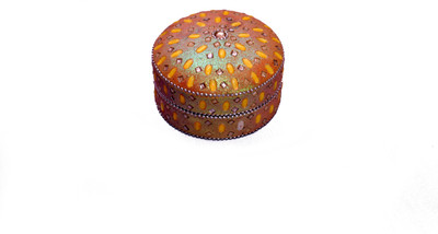 

ASHTACRAFTS Handicraft Multicolor Unique Degine Earring Box for Women Jewellery Vanity Box(Multicolor)