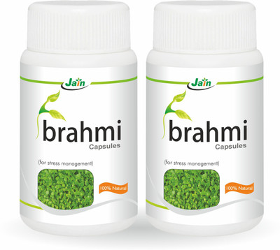 

Jain Brahmi Capsules - 60 Count (Pack of 2)(120 No)