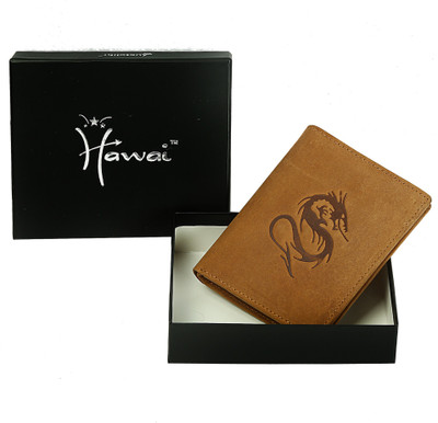 

Hawai Men Casual, Formal Tan Genuine Leather Wallet(6 Card Slots), Tan-01