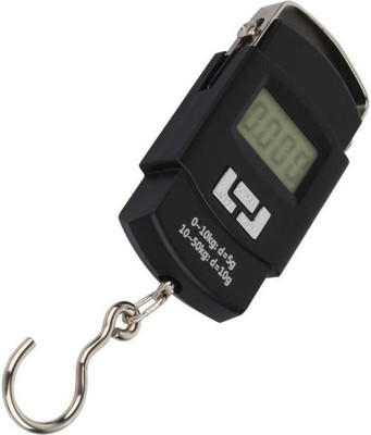

Rorian Pocket Hanging Luggage Weighing Scale Digital Capacity 50 Kg Hanging Steel Hook Weighing Scale(Black)