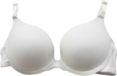 PrettyCat Women Push-up Heavily Padded Bra(White)
