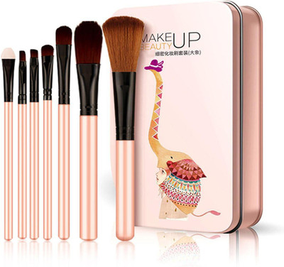 

Yashus Cosmetic Brushes Set Foundation Brush Eye Shadow Lip Brow(Pack of 7)