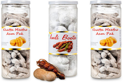 

Shadani Khatta Meetha Aam Pak & Imli Boota Blast Flavour Candy(Pack of 3)
