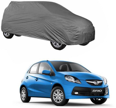 ANLOPE Car Cover For Honda Brio (Without Mirror Pockets)(Grey)