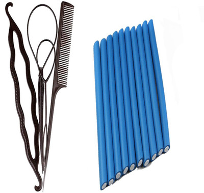 

S R Enterprises hair stick roller and diy kit tools [pack of 14 pcs](Set of 14)