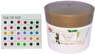 THE TIP TOP BINDI & ATTITUDE BE BRIGHT HERBALS DAY CREAM(Set of 2)