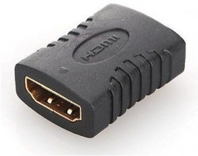 

RIVER FOX HDMI Female to HDMI Female Cable Extension Extender Coupler Jointer (Pack of 1) HDMI Adapter(Compatible with Hdmi Cable Jointer, Black, Sync and Charge Cable)