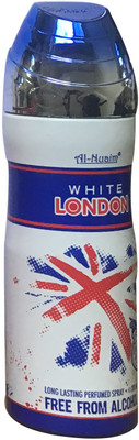 

Al Nuaim WHITE LONDON (PACK OF 1) Body Spray - For Men & Women(200 ml)
