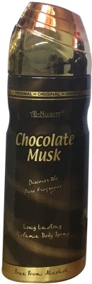 Al Nuaim CHOCOLATE MUSK (PACK OF 1) Deodorant Spray  -  For Men & Women(200 ml)