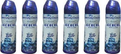 

Al Nuaim ICEBERG CHILLED (PACK OF 6) Body Spray - For Men & Women(200 ml, Pack of 6)