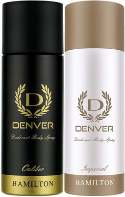 

Denver caliber, imperial, Body Spray - For Men(330 ml, Pack of 2)
