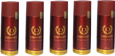 

Denver HONOUR (PACK OF 5) Body Spray - For Men & Women(165 ml, Pack of 5)