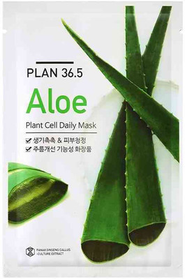 

Plan 36.5 CELL DAILY MASK ALOE 05 SHEETS(115 ml)
