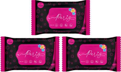 

Paree Multi-Purpose Wipes (Pack of 3)(Pack of 30)