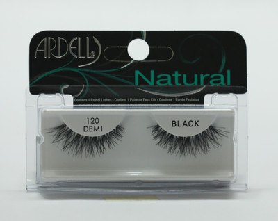 ARDELL Natural Strip Lashes - 120 Demi Black(Pack of 1)