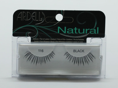 

ARDELL Natural Strip Lashes - 116 Black(Pack of 1)
