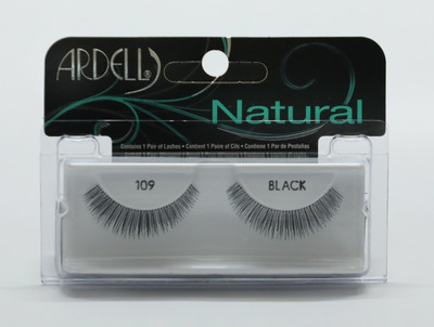 

ARDELL Natural Strip Lashes - 109 Black(Pack of 1)