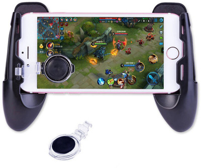 

BUY SURETY Mobile Gamepad with Thumb Analog for PUBG/Knives Out/Rules of Survival/Tekken Trigger and other games Controlling Joystick Handle Portable Gamepad Gaming Accessory Kit(Black, For Android, iOS)
