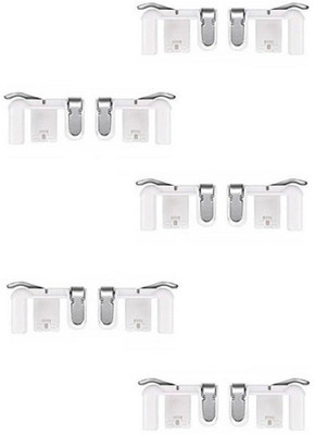 

techdeal Set of 5 Pubg Sensitive Shoot/aim Buttons L1 R1 Trigger For Andriod & Ios Joystick Gaming Accessory Kit(White, For Mac OS)