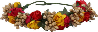 

Sanjog Women Hair Acce Hair Accessory Set(Red, Yellow)