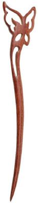 

Futurekart Women Carved Wooden Hair Stick Pin Hair Chopsticks Vintage Hair Accessory Bun Stick(Brown)