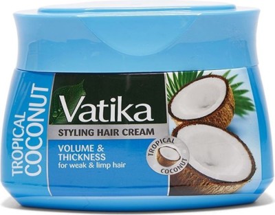 VATIKA Tropical Coconut - Volume & Thickness (Imported) Styling Hair Cream(140 ml)