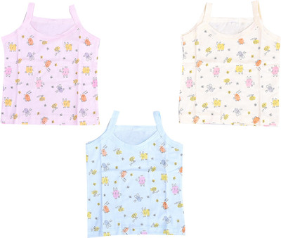Shop Frenzy Camisole For Girls(Pink, Pack of 3)