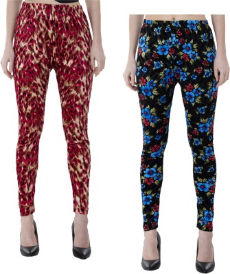 Indistar Ankle Length  Western Wear Legging(Multicolor, Printed)