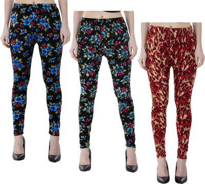Indistar Ankle Length  Western Wear Legging(Multicolor, Printed)