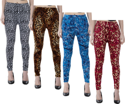 Indistar Ankle Length  Western Wear Legging(Multicolor, Printed)