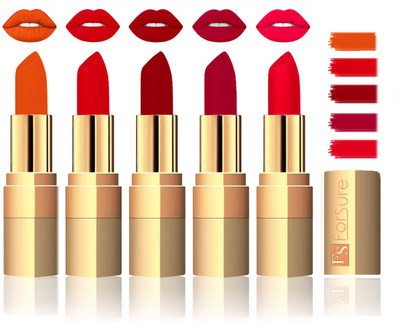 

Forsure Extra Soft & Smooth Velvet Matte Lip Color Combo(Light Brown, Maroon, Plum, Sweet Red, Romantic Red)