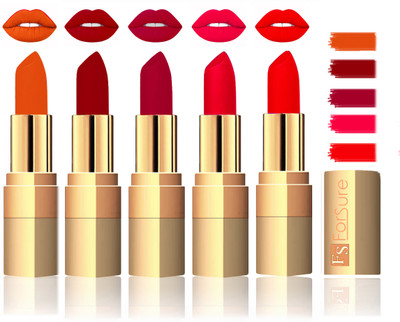 

Forsure Extra Soft & Smooth Velvet Matte Lip Color Combo(Light Brown, Plum, Sweet Red, Romantic Red, Red)
