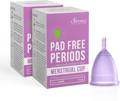

SIRONA  Reusable Menstrual Cup(Pack of 1, Multicolor