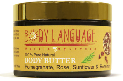 

Body Language Pomegranate, Rose, Sunflower & Rosemary Body Butter(200 g)