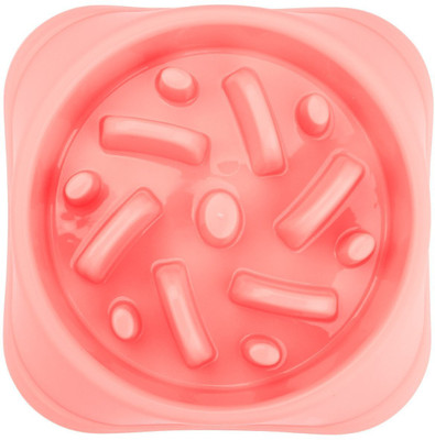 

Pets Empire Slow Feeder Bowl, Pets Slow Eating Bowl, Interactive Feeder, Anti Choking Bowl, Bloat Stop Dog Bowl, Feeding Bowl for Dogs/Cats - Pink ,1 pcs Round Plastic Pet Bowl(400 ml Pink)