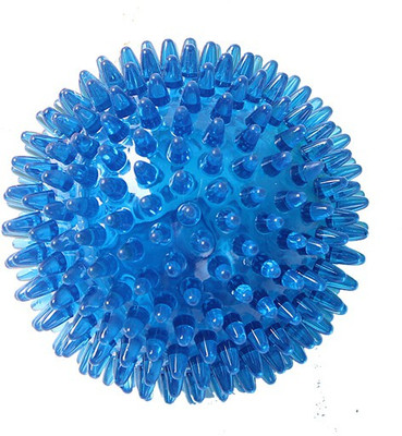 

BLACK DOG Dog Toys For Ball 100% Durable Toys For Ball TPR Bouncy Floating Teeth Cleaning Spiky Ball Squeaky Toy for Dogs Rubber Training Aid For Dog