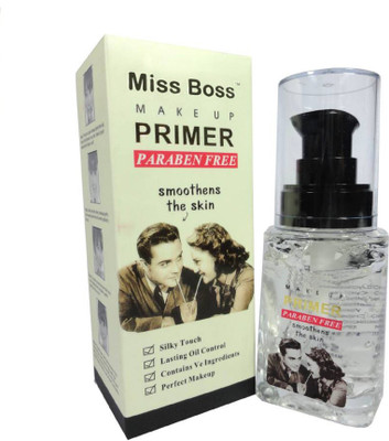 

Miss Boss Paraben Free Makeup primer Primer - 30 ml (Transprent) Primer - 30 ml(transparent)
