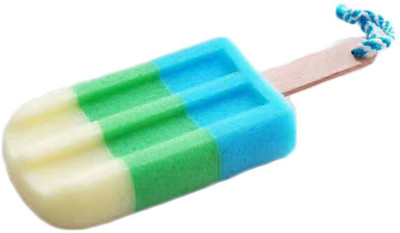 

EKAN Newest Arrival Wooden Handle Ice Cream Shape Bathing Loofah