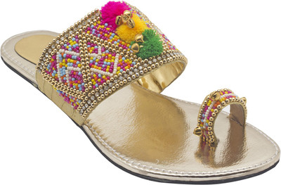 

Royal Collection Women Gold Flats