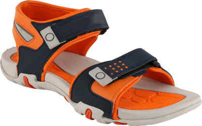 

Clymb Men Grey Orange Sports Sandals
