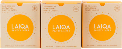 

LAIQA Panty Liner 155mm - 3 Box's Pantyliner(Pack of 60)