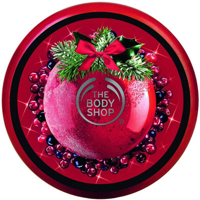 The Body Shop Frosted Berries Body Scrub, Festive Seasonal Edition Body Sugar Scrub, 250ml Scrub(300 g)